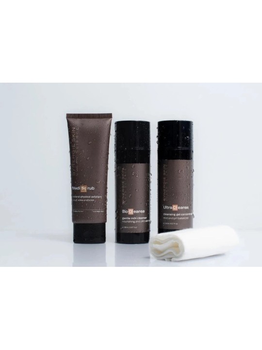 Synergie Skin - Cleanse & Scrub bundle - UltraCleanse, Mediscrub & X-Fol Cloth